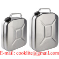 Aluminum Jerry Can Vertical Fuel Diesel Petrol Tank Carrier with Screw Cap
